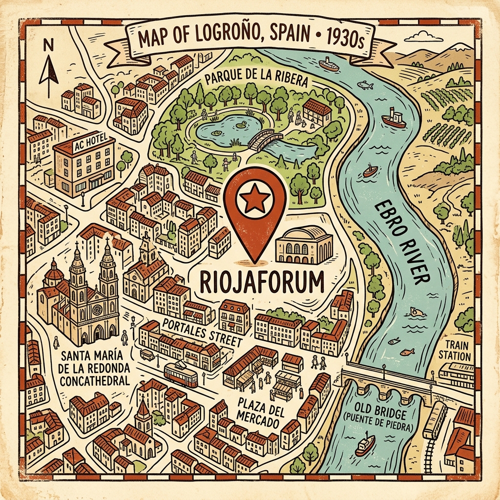 Venue map Logroño